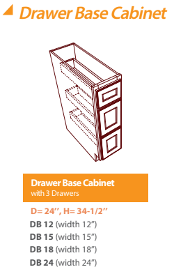 Drawer Base Framed Cabinets - Arkansas